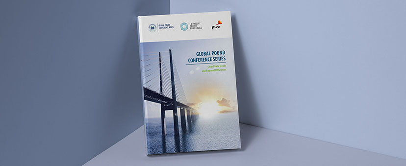 Cover of an annual report featuring a bridge