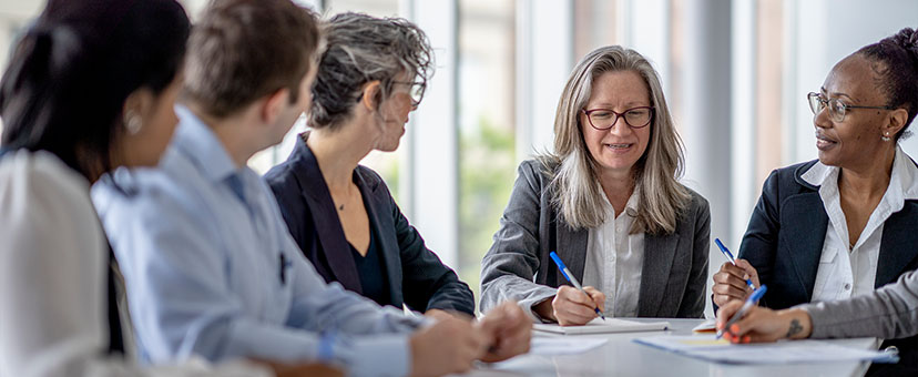 Group of people in a meeting Group of people in a meeting