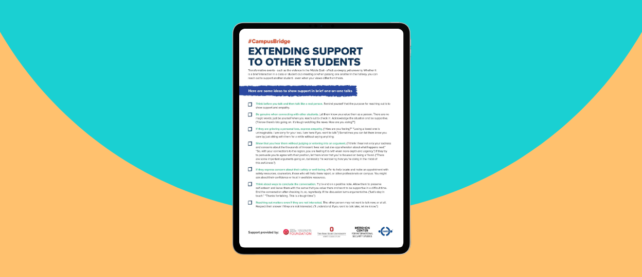 College Campus Resources for Compassionate Dialogue College Campus Resources for Compassionate Dialogue